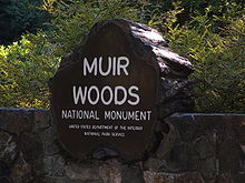 Muir Woods National Monument Entrace
