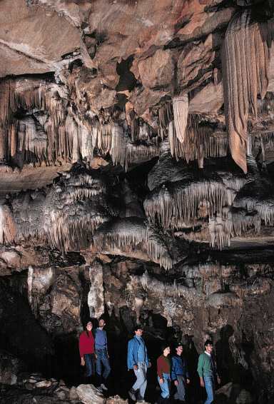 Sequoia and Kings National Park Marbal Hall in Crystal Cave for Public Tours