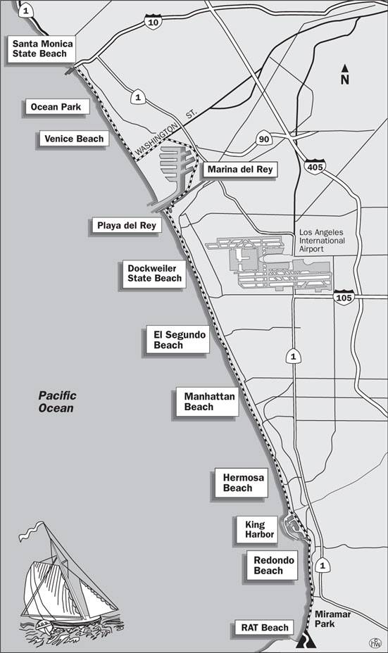 Santa Monica Bay Trail Map